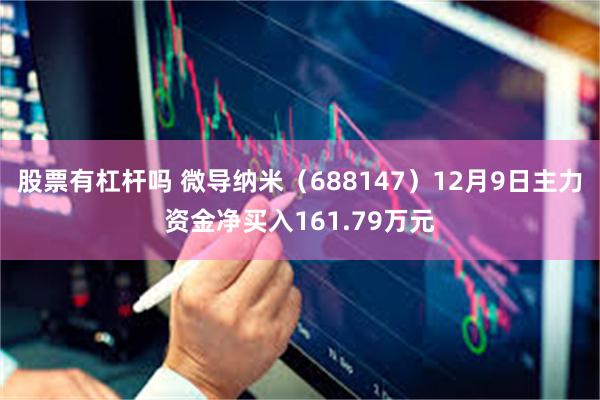 股票有杠杆吗 微导纳米（688147）12月9日主力资金净买入161.79万元